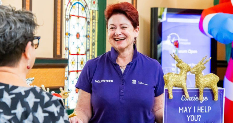 RPA Hospital volunteer Catherine Taylor