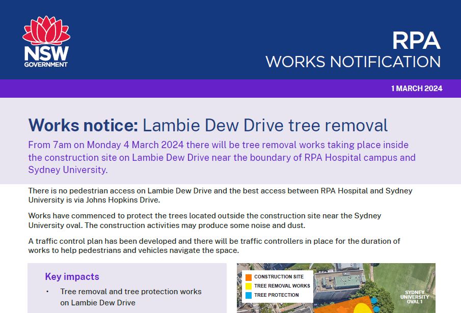 4 March 2024 - Lambie Dew Drive tree removal